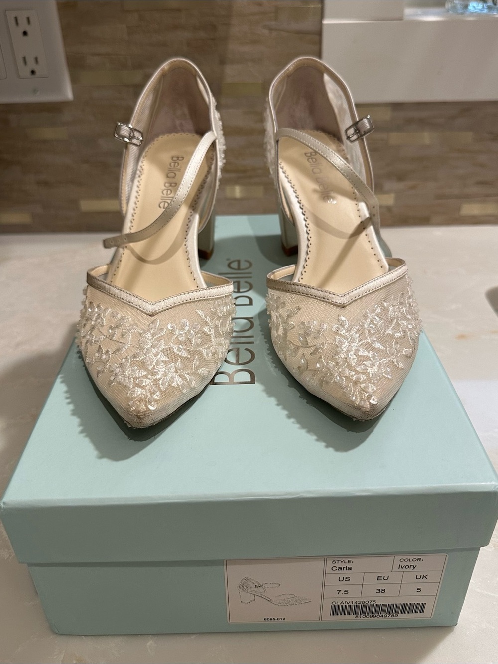 Bella Belle Carla Ivory Bridal Shoes